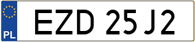 Truck License Plate
